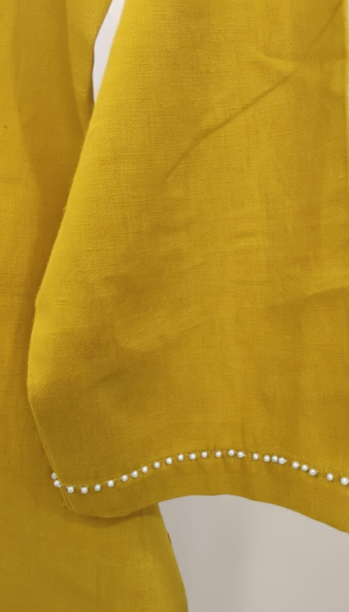yellow kurta