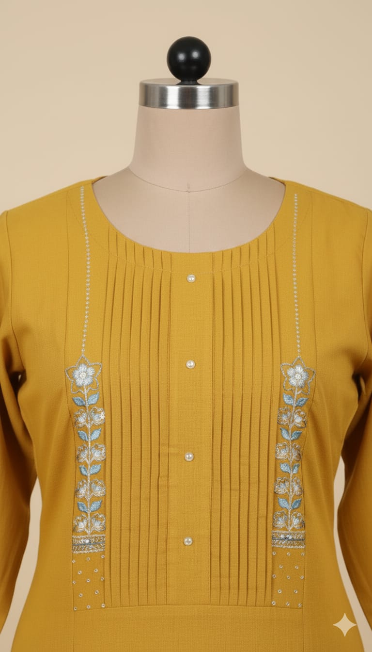 yellow kurta